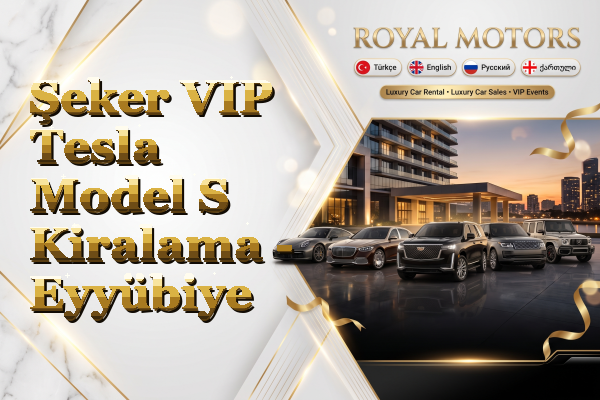 Şeker VIP Tesla Model S Kiralama - Eyyübiye