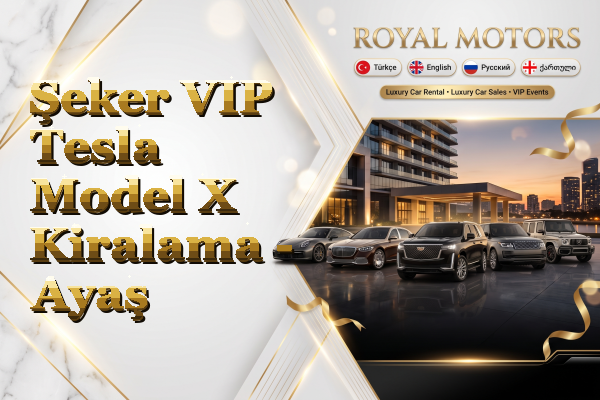 Şeker VIP Tesla Model X Kiralama - Ayaş