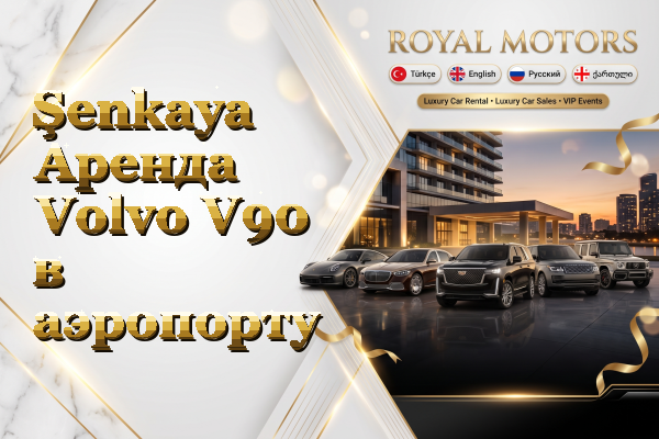 Şenkaya Аренда Volvo V90 в аэропорту