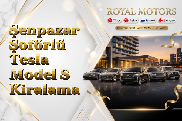 Şenpazar Şoförlü Tesla Model S Kiralama