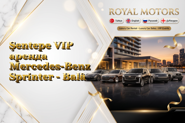 Şentepe VIP аренда Mercedes-Benz Sprinter - Balâ