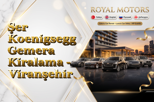 Şer Koenigsegg Gemera Kiralama - Viranşehir