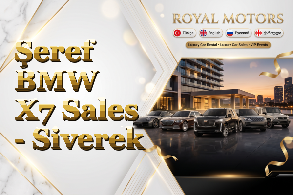 Şeref BMW X7 Sales - Siverek