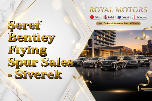 Şeref Bentley Flying Spur Sales - Siverek