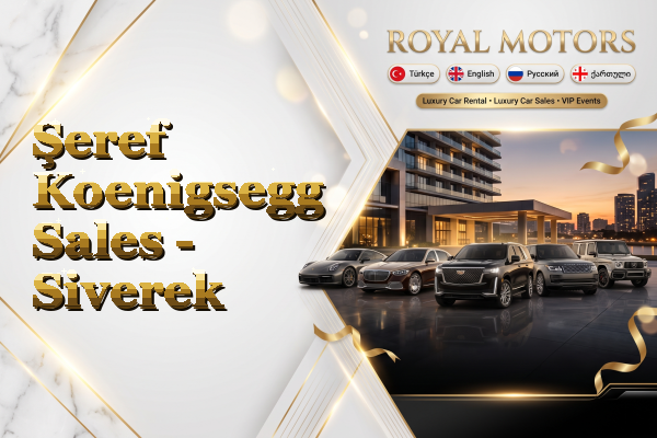 Şeref Koenigsegg Sales - Siverek