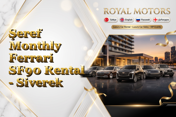 Şeref Monthly Ferrari SF90 Rental - Siverek