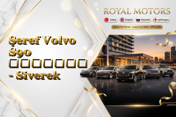 Şeref Volvo S90 გაყიდვა - Siverek