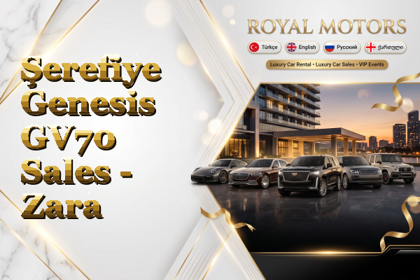 Şerefiye Genesis GV70 Sales - Zara