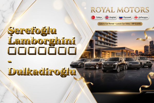 Şerefoğlu Lamborghini გაყიდვა - Dulkadiroğlu