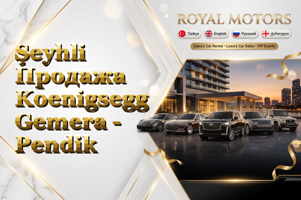 Şeyhli Продажа Koenigsegg Gemera - Pendik