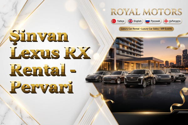 Şinvan Lexus RX Rental - Pervari