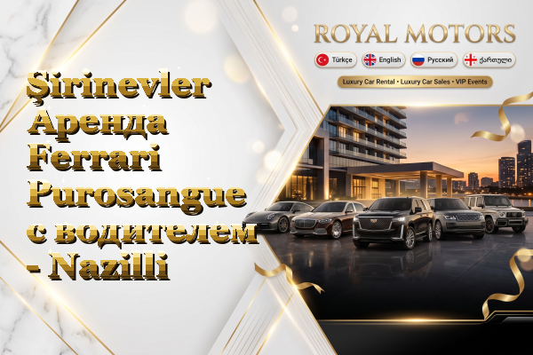 Şirinevler Аренда Ferrari Purosangue с водителем - Nazilli