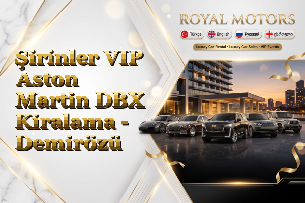 Şirinler VIP Aston Martin DBX Kiralama - Demirözü