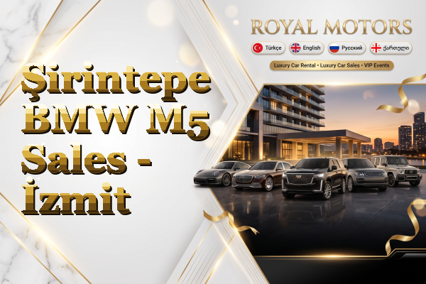 Şirintepe BMW M5 Sales - İzmit