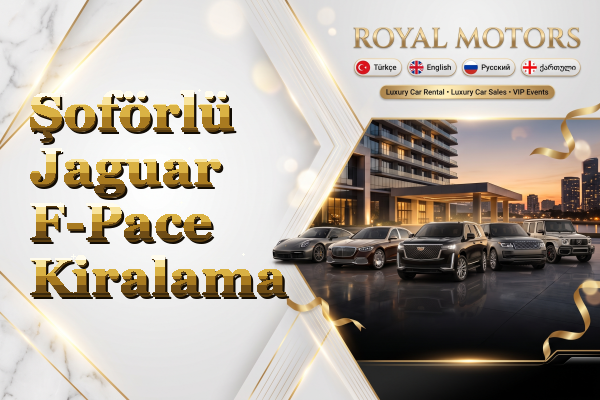 Şoförlü Jaguar F-Pace Kiralama