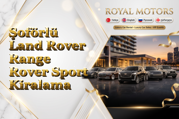 Şoförlü Land Rover Range Rover Sport Kiralama