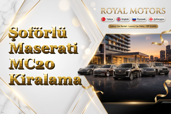 Şoförlü Maserati MC20 Kiralama