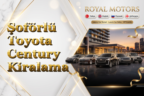Şoförlü Toyota Century Kiralama