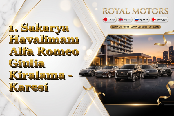 1. Sakarya Havalimanı Alfa Romeo Giulia Kiralama - Karesi