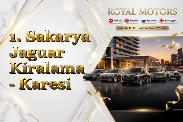 1. Sakarya Jaguar Kiralama - Karesi