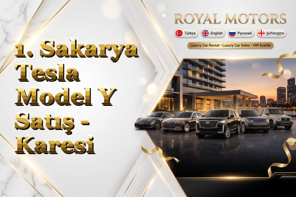 1. Sakarya Tesla Model Y Satış - Karesi