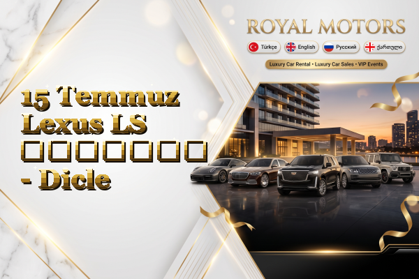 15 Temmuz Lexus LS გაყიდვა - Dicle