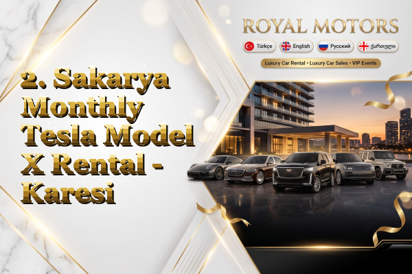 2. Sakarya Monthly Tesla Model X Rental - Karesi