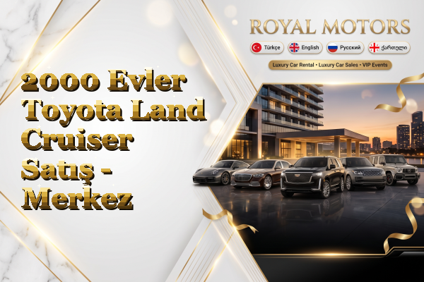 2000 Evler Toyota Land Cruiser Satış - Merkez