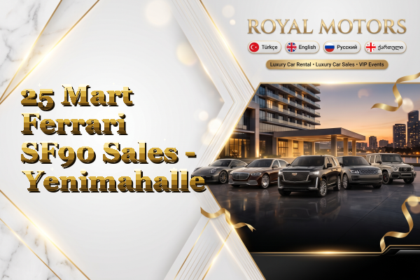 25 Mart Ferrari SF90 Sales - Yenimahalle