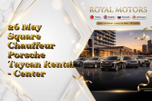 26 May Square Chauffeur Porsche Taycan Rental - Center