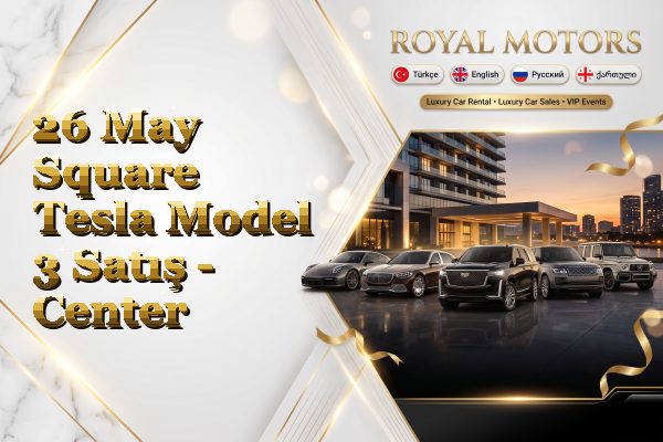 26 May Square Tesla Model 3 Satış - Center