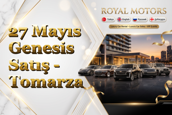 27 Mayıs Genesis Satış - Tomarza