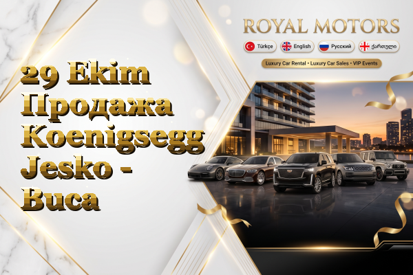 29 Ekim Продажа Koenigsegg Jesko - Buca