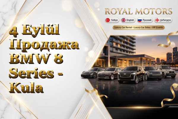 4 Eylül Продажа BMW 8 Series - Kula