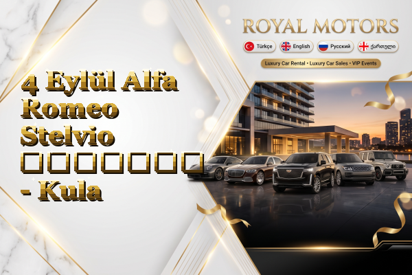 4 Eylül Alfa Romeo Stelvio გაყიდვა - Kula