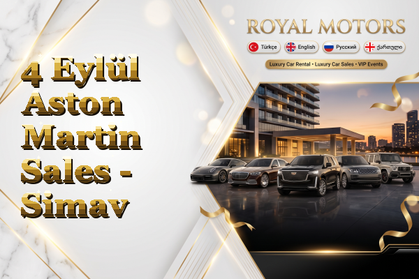 4 Eylül Aston Martin Sales - Simav