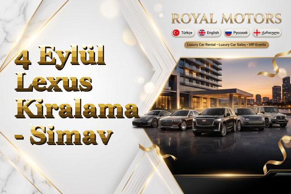 4 Eylül Lexus Kiralama - Simav