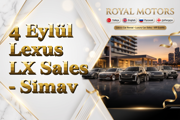 4 Eylül Lexus LX Sales - Simav