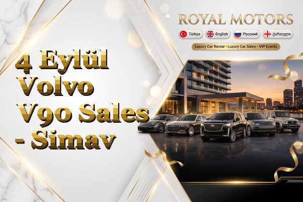 4 Eylül Volvo V90 Sales - Simav