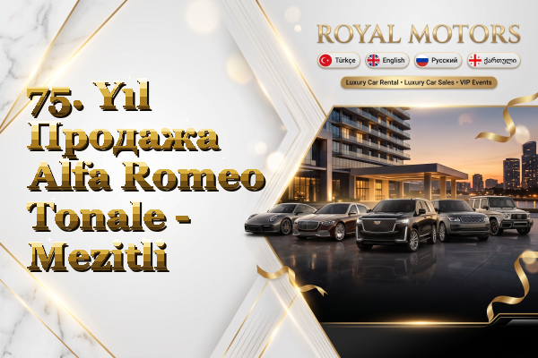 75. Yıl Продажа Alfa Romeo Tonale - Mezitli
