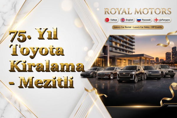 75. Yıl Toyota Kiralama - Mezitli