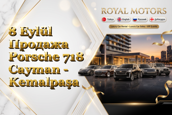 8 Eylül Продажа Porsche 718 Cayman - Kemalpaşa