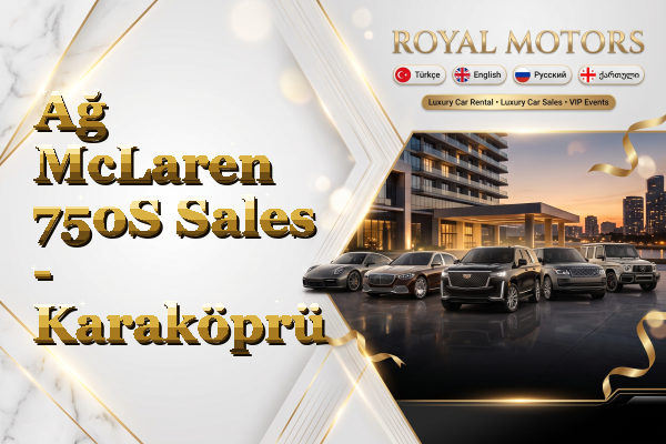 Ağ McLaren 750S Sales - Karaköprü