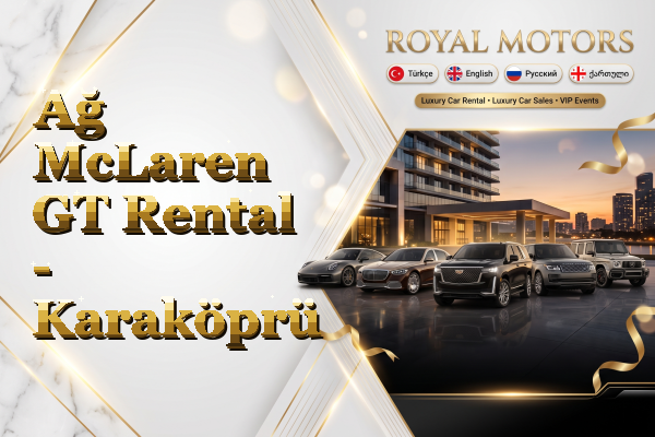Ağ McLaren GT Rental - Karaköprü
