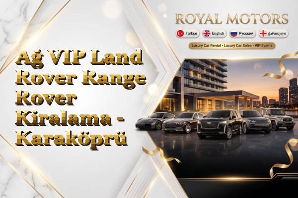 Ağ VIP Land Rover Range Rover Kiralama - Karaköprü