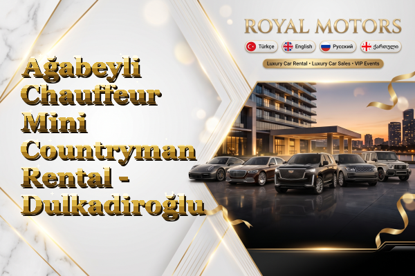Ağabeyli Chauffeur Mini Countryman Rental - Dulkadiroğlu