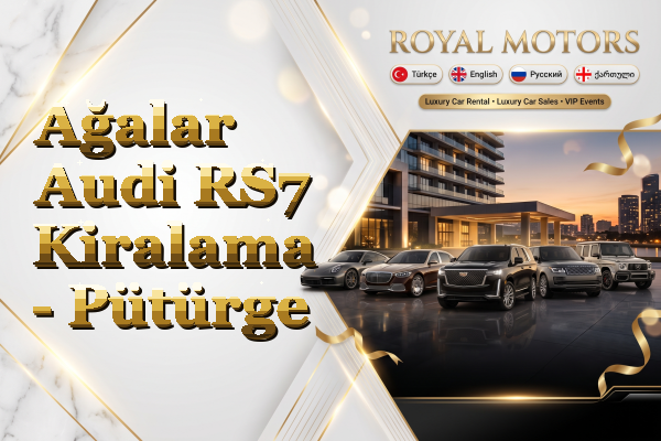 Ağalar Audi RS7 Kiralama - Pütürge