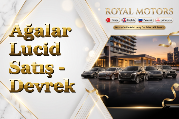 Ağalar Lucid Satış - Devrek