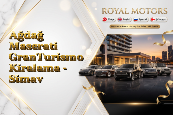 Ağdağ Maserati GranTurismo Kiralama - Simav