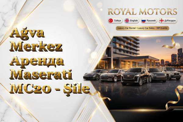 Ağva Merkez Аренда Maserati MC20 - Şile